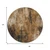 8' Taupe Gray And Ivory Round Abstract Washable Indoor Outdoor Area Rug