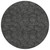 8' Black And Ivory Round Geometric Washable Indoor Outdoor Area Rug Transitional Style - Black, Ivory Color