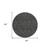 8' Black And Ivory Round Geometric Washable Indoor Outdoor Area Rug Transitional Style - Black, Ivory Color
