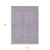 10' X 14' Purple And Ivory Geometric Washable Indoor Outdoor Area Rug Transitional Style - Purple, Ivory Color