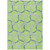 8' X 10' Lime Green And Blue Geometric Washable Indoor Outdoor Area Rug