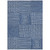 10' X 14' Navy Blue And Ivory Geometric Washable Indoor Outdoor Area Rug Transitional Style - Navy Blue, Ivory Color