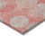 8' X 10' Salmon Ivory And Sky Blue Polka Dot Washable Indoor Outdoor Area Rug