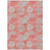 8' X 10' Salmon Ivory And Sky Blue Polka Dot Washable Indoor Outdoor Area Rug