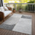 8' X 10' Taupe Beige And Gray Abstract Washable Indoor Outdoor Area Rug Transitional Style - Taupe, Beige, Gray Color