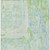 9' X 12' Mint Green And Blue Abstract Washable Indoor Outdoor Area Rug