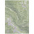 10' X 14' Artichoke Green Lavender And Ivory Abstract Washable Indoor Outdoor Area Rug