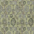 8' X 10' Artichoke Green And Gray Damask Washable Indoor Outdoor Area Rug