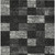 10' X 14' Black And Gray Geometric Washable Indoor Outdoor Area Rug - Black, Gray