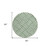 8' Green And Ivory Round Geometric Washable Indoor Outdoor Area Rug - 608219040468