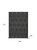 5' X 7' Charcoal Indoor Outdoor Area Rug