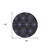 8' Purple Charcoal And Gray Round Medallion Washable Indoor Outdoor Area Rug
