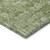 8' X 10' Artichoke Green And Ivory Oriental Washable Indoor Outdoor Area Rug