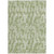 10' X 14' Green And Ivory Tribal Washable Indoor Outdoor Area Rug