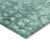 8' X 10' Teal Blue Ikat Washable Indoor Outdoor Area Rug
