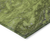 10' X 14' Olive Green And Lime Green Abstract Washable Indoor Outdoor Area Rug
