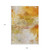 9' X 12' Orange Copper And Terra Cotta Abstract Washable Indoor Outdoor Area Rug