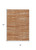 8' X 10' Copper And Rust Abstract Washable Indoor Outdoor Area Rug