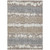 9' X 12' Taupe Brown And Ivory Striped Washable Indoor Outdoor Area Rug