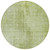 8' Sage And Green Round Abstract Washable Indoor Outdoor Area Rug