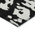 8' X 10' Black And Ivory Abstract Washable Indoor Outdoor Area Rug - Black, Ivory