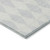 9' X 12' Silver And Ivory Geometric Washable Indoor Outdoor Area Rug