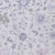 8' X 10' Lavender Mauve And Gray Floral Washable Indoor Outdoor Area Rug