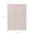 8' X 10' Pink And Gray Polka Dot Washable Indoor Outdoor Area Rug