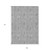 9' X 12' Silver Gray And Charcoal Floral Washable Indoor Outdoor Area Rug