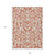9' X 12' Salmon And Ivory Floral Washable Indoor Outdoor Area Rug