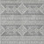 10' X 14' Gray And Ivory Southwestern Washable Indoor Outdoor Area Rug