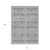 10' X 14' Gray And Ivory Southwestern Washable Indoor Outdoor Area Rug