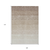 9' X 12' Beige And Ivory Ombre Washable Indoor Outdoor Area Rug