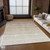 9' X 12' Beige And Ivory Ombre Washable Indoor Outdoor Area Rug