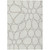 9' X 12' Ivory And Gray Abstract Washable Indoor Outdoor Area Rug Transitional Style - Ivory, Gray Color