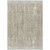 9' X 12' Beige And Ivory Striped Washable Indoor Outdoor Area Rug