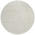 8' Ivory And Beige Round Abstract Washable Indoor Outdoor Area Rug
