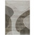 8' X 10' Taupe Beige And Chocolate Abstract Washable Indoor Outdoor Area Rug