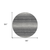 8' Gray And Charcoal Round Abstract Washable Indoor Outdoor Area Rug