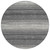 8' Gray And Charcoal Round Abstract Washable Indoor Outdoor Area Rug - Gray, Charcoal