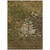 9' X 12' Chocolate And Gray Abstract Washable Indoor Outdoor Area Rug