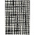 9' X 12' Black And Ivory Abstract Washable Indoor Outdoor Area Rug Transitional Style - Black, Ivory Color
