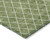 10' X 14' Green And Ivory Geometric Washable Indoor Outdoor Area Rug Transitional Style - Green, Ivory Color