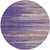 8' Purple Copper And Ivory Round Striped Washable Indoor Outdoor Area Rug