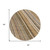 8' Taupe Beige And Brown Round Striped Washable Indoor Outdoor Area Rug