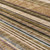 8' Taupe Beige And Brown Round Striped Washable Indoor Outdoor Area Rug