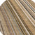 8' Taupe Beige And Brown Round Striped Washable Indoor Outdoor Area Rug