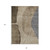 8' X 10' Brown Taupe And Beige Abstract Washable Indoor Outdoor Area Rug
