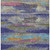 8' X 10' Lavender Pink And Blue Abstract Washable Indoor Outdoor Area Rug