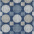 9' X 12' Navy Blue And Ivory Geometric Washable Indoor Outdoor Area Rug Transitional Style - Navy Blue, Ivory Color